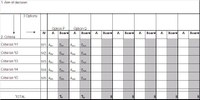 Decision Matrix (or Grid)